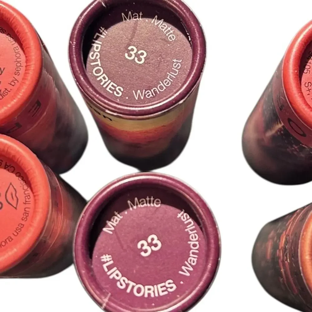 2 New Sephora Wanderlust #33 Lipstories Lipstick Matte **Bundle of 2**
